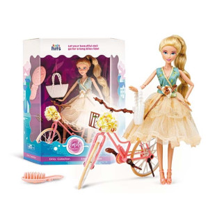 Лялька Emily Romantic з велосипедом кор. 30*34*10 см /24/ | KH23/021 - Інтернет-магазин спільних покупок ToGether
