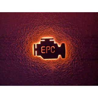 Панно декоративне картина на стіну Check Engine EPC LED підсвітка 300х195 acr-p000185 - Інтернет-магазин спільних покупок ToGether