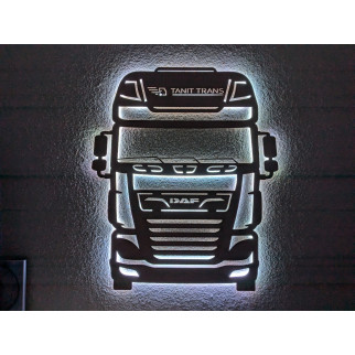 Панно декоративне картина на стіну DAF LED підсвітка 760х900 acr-p000179 - Інтернет-магазин спільних покупок ToGether
