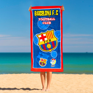 Рушник махровий 100% Cotton “Barcelona F.C”. Beach towel “Barcelona F.C”. - Інтернет-магазин спільних покупок ToGether