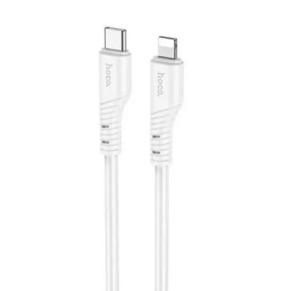Кабель HOCO X97 Crystal color silicone charging data cable iP white (6931474799791) - Інтернет-магазин спільних покупок ToGether