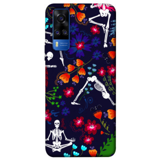 Чохол itsPrint Yoga skeletons для Vivo Y51a - Інтернет-магазин спільних покупок ToGether