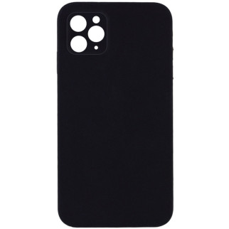 Чохол Silicone Case Square Full Camera Protective (AA) для Apple iPhone 11 Pro Max (6.5") Чорний / Black - Інтернет-магазин спільних покупок ToGether
