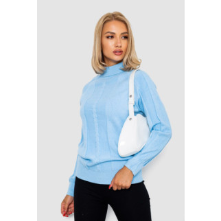 Гольф жіночий однотонний, колір блакитний, 244R1516 - Інтернет-магазин спільних покупок ToGether