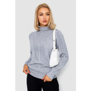 Гольф жіночий однотонний, колір сірий, 244R1516 - Інтернет-магазин спільних покупок ToGether