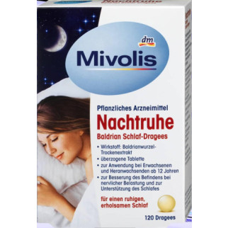 Драже "Mivolis" для міцного сну з екстрактом кореня валеріани, 120 шт., Німеччина - Інтернет-магазин спільних покупок ToGether