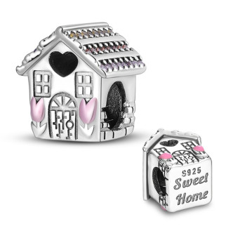 Срібна намистина "Милий дім" - Інтернет-магазин спільних покупок ToGether