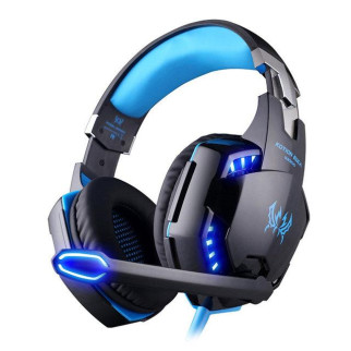 Навушники гарнітура ігрові з підсвічуванням Kotion Each G2000 Blue з підсвічуванням (006110) - Інтернет-магазин спільних покупок ToGether