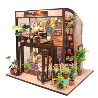 Конструктор Ляльковий будиночок CuteBee Кав'ярня DIY DollHouse (V549SD) - Інтернет-магазин спільних покупок ToGether