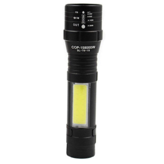 Ліхтарик портативний акумуляторний з кріпленням BL-Т6-19 з USB 5384, чорний - Інтернет-магазин спільних покупок ToGether