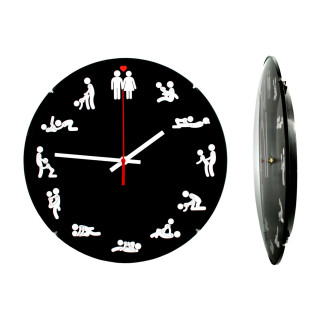 Настінний годинник Montre Kamasutra 30х30х5 см Скло Тихий хід (17010) - Інтернет-магазин спільних покупок ToGether