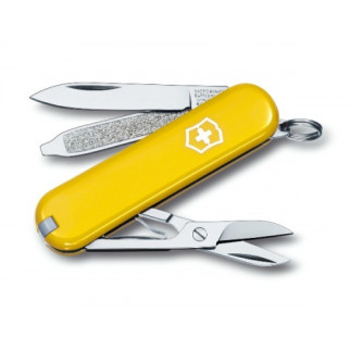 Швейцарський ніж Victorinox Classic Sd 58 мм 7 функцій Жовтий (0.6223.8) - Інтернет-магазин спільних покупок ToGether