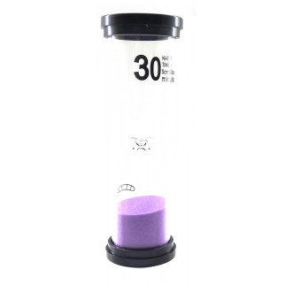 Годинник пісочний None на 30 хвилин 13.5х4.5х4.5 см Фіолетовий пісок (DN32237D) - Інтернет-магазин спільних покупок ToGether
