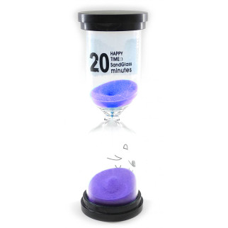 Годинник пісочний None на 20 хвилин 14х4.5х4.5 см Фіолетовий пісок (DN32236A) - Інтернет-магазин спільних покупок ToGether
