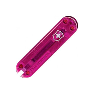 Передня накладка на ніж Victorinox pink translucent 58 мм Рожевий прозорий (C.6205.T3) - Інтернет-магазин спільних покупок ToGether