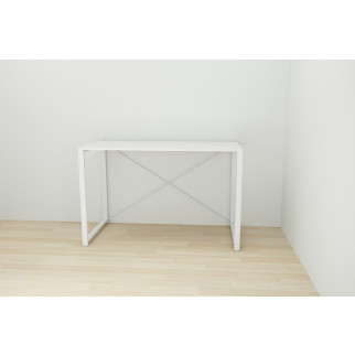 Письмовий стіл Ferrum-decor Конект 75x120x60 см Білий (XK00169) - Інтернет-магазин спільних покупок ToGether