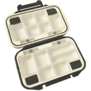 Рибальська коробка для снастей MHZ SF24115, 11.5х7.7х3.5 см, пластик, чорний з білим - Інтернет-магазин спільних покупок ToGether