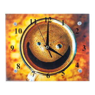 Годинники Настінні ДомАрт Смайлик СГ2 Подарункові Тихий хід 20х25х5 см (21965) - Інтернет-магазин спільних покупок ToGether
