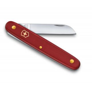 Швейцарський ніж Victorinox Floral Left-handed садовий 100 мм для шульги, червоний, в блістрі (3.9450.B1) - Інтернет-магазин спільних покупок ToGether