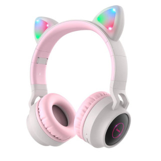 Навушники бездротові Hoco Cheerful Cat ear W27 Bluetooth - Інтернет-магазин спільних покупок ToGether