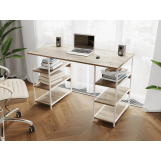 Комп'ютерний стіл Rimos 1000х750х600 мм ARES білий ЛДСП Аліканте 16мм (Z-21_B_Al) - Інтернет-магазин спільних покупок ToGether