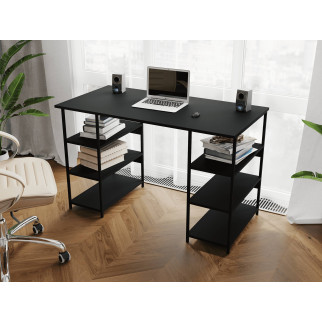 Комп'ютерний стіл Rimos 1000х750х600 мм ARES чорний ЛДСП Чорний 16мм (Z-21_Bl_Bl) - Інтернет-магазин спільних покупок ToGether