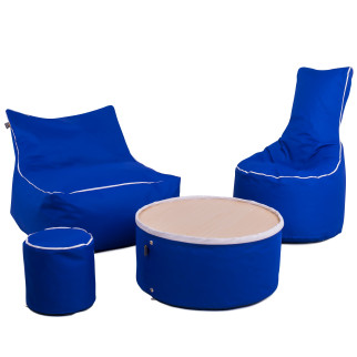 Комплект вуличних меблів Tia-Sport Sunbrella 4 предмети синій (sm-0693-1) - Інтернет-магазин спільних покупок ToGether