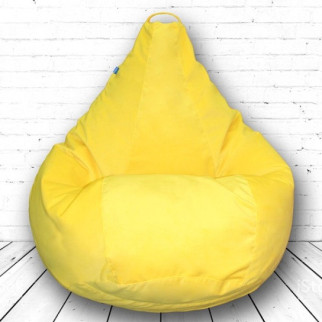 Крісло груша Tia-Sport Велюр 90х60 см жовтий (sm-0237-3) - Інтернет-магазин спільних покупок ToGether