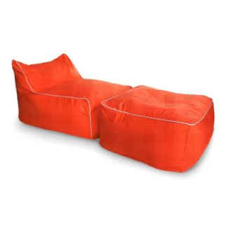 Лежак вуличний Tia-Sport Sunbrella прямокутний 180х80х80 см оранжевий (sm-0686) - Інтернет-магазин спільних покупок ToGether