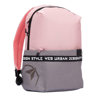 Рюкзак YES T-105 Rose Сірий/рожевий (556315) - Інтернет-магазин спільних покупок ToGether