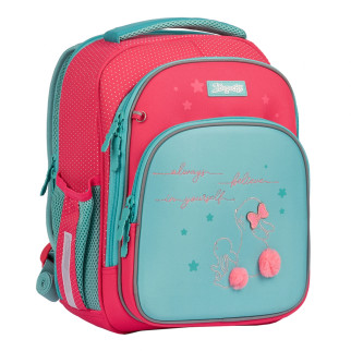 Рюкзак шкільний 1Вересня S-106 Bunny Рожевий/бірюзовий (551653) - Інтернет-магазин спільних покупок ToGether