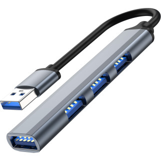 Концентратор розгалужувач для ноутбука Digital Lion USB Type-C UH-05 4 порти USB 3.0 + USB 2.0 - Інтернет-магазин спільних покупок ToGether
