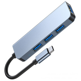 концентратор для ноутбука Digital Lion USB Type-C Hub Addap UH-06 4 порти - Інтернет-магазин спільних покупок ToGether