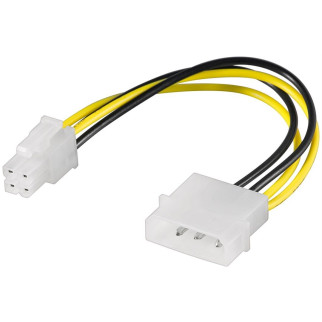 Кабель живлення внутрішній Goobay ATX(EPS) 4p-MoleX M/M P4 0.16m(75.05.1362) - Інтернет-магазин спільних покупок ToGether