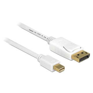 Кабель монітора-сигнальний Delock DisplayPort-mini M/M  5.0m v1.2 4K@60Hz D=6.0mm 19pin Cu білий (70.08.3484) - Інтернет-магазин спільних покупок ToGether