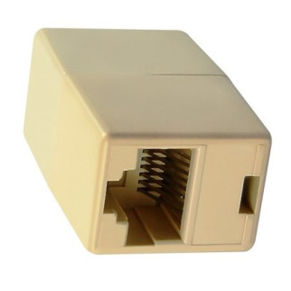 Перехідник мережевий Lucom RJ45 UTP5e F/F RJ45 адаптер ISDN 1:1 8P8C бежевий (25.02.5006) - Інтернет-магазин спільних покупок ToGether
