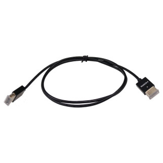 Кабель монітора-сигнальний Lucom HDMI M/M  1.0m HS+HEC+ARC 4K@30Hz D=4.0mm Slim чорний (25.02.5097) - Інтернет-магазин спільних покупок ToGether