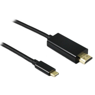 Перехідник моніторний Lucom USB Type-C-HDMI M/M  2.0m (USB3.1Gen2) v2.0 4K@60Hz GoldCu чорний (25.02.5067) - Інтернет-магазин спільних покупок ToGether