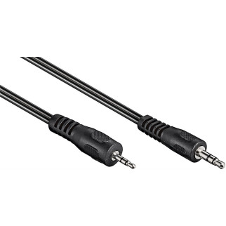 Кабель аудіо-адаптер Lucom Jack 2.5mm 3pin-3.5mm 3pin M/M  2.0m Stereo чорний (25.02.5113) - Інтернет-магазин спільних покупок ToGether