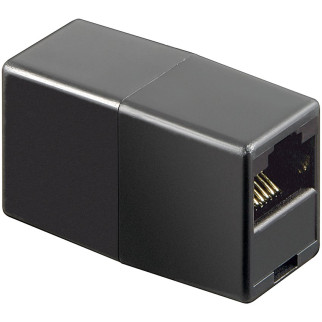 Перехідник мережевий Lucom RJ45 UTP5e F/F RJ45 адаптер ISDN 1:1 8P8C чорний (25.02.5096) - Інтернет-магазин спільних покупок ToGether
