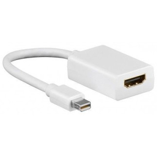 Перехідник моніторний Lucom DisplayPort mini-HDMI M/F (HDMIекран) v1.1 1080p 0.20m білий (25.02.5108) - Інтернет-магазин спільних покупок ToGether