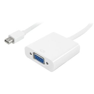 Перехідник моніторний Lucom DisplayPort mini-VGA HD15 M/F (VGA-екран) v1.1 1080p 0.2m білий (25.02.5227) - Інтернет-магазин спільних покупок ToGether