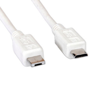 Кабель пристроїв Roline USB2.0 microA-microB M/M  1.8m білий (11.02.8751) - Інтернет-магазин спільних покупок ToGether