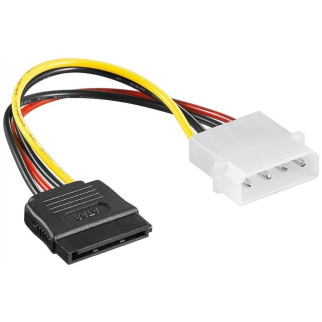 Кабель живлення внутрішній Lucom MoleX-SATA 15p M/F 0.15m прямий 4pin (62.09.8030) - Інтернет-магазин спільних покупок ToGether