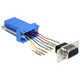 Перехідник обладнання Lucom COM(DB9)-RJ45 UTP5e F/F Assemble Kit (RS232 over TP) синій (62.09.8014) - Інтернет-магазин спільних покупок ToGether