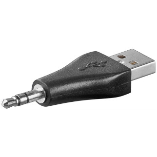 Перехідник живлення Goobay USB2.0 A-Jack 3.5mm 3pin (DC) M/M адаптер чорний (75.09.3981) - Інтернет-магазин спільних покупок ToGether