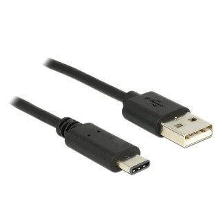 Кабель пристроїв Delock USB Type-C-2.0A M/M  1.0m (USB2.0) 3xShield AWG24+30 D=3.0 чорний (70.08.3600) - Інтернет-магазин спільних покупок ToGether