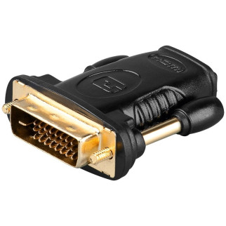 Перехідник моніторний Gutbay HDMI-DVI F/M 24+1 Dual Link Gold Moulded чорний (78.01.2895) - Інтернет-магазин спільних покупок ToGether