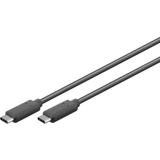 Кабель пристроїв Goobay USB Type-C M/M  1.0m (USB3.2Gen2x2) 20Gbps 100W/5A Cu чорний (75.03.8873) - Інтернет-магазин спільних покупок ToGether