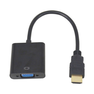 Перехідник моніторний Lucom HDMI->VGA HD15 (VGA-екран) Pas 1080p 0.20m +3.5mm +USBpower чорний (62.09.8077) - Інтернет-магазин спільних покупок ToGether
